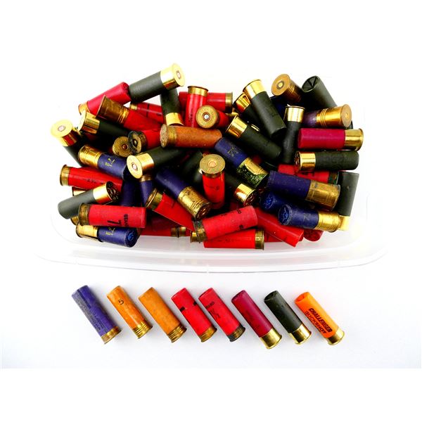 RELOADED AND FACTORY ASSORTED 12 GAUGE 2 3/4"-3' SHOT SHELL AMMO LOT