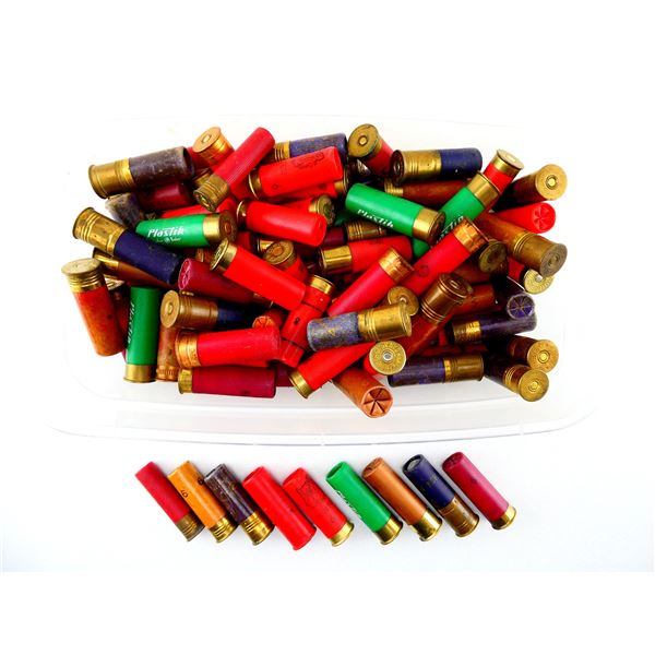 RELOADED AND FACTORY ASSORTED 12 / 16 / 28 GAUGE2 3/4"-3' SHOT SHELL AMMO LOT