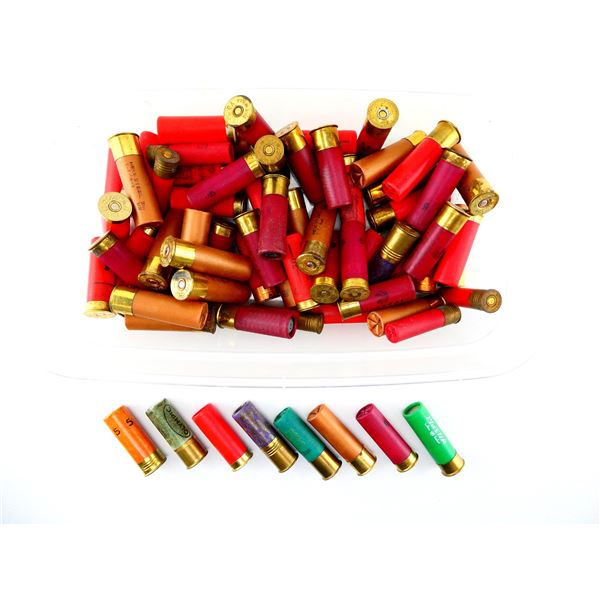 RELOADED AND FACTORY ASSORTED 12 / 16 / 28 GAUGE2 3/4"-3' SHOT SHELL AMMO LOT