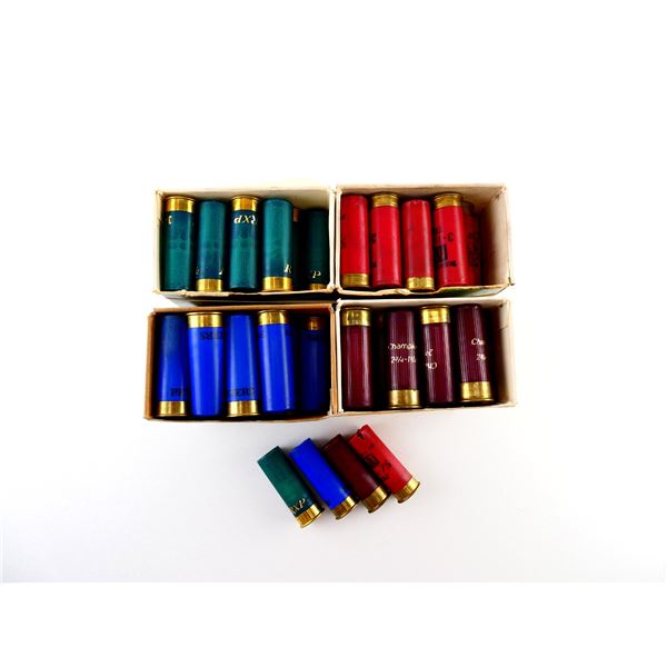 RELOADED ASSORTED 12 GAUGE 2 3/4" SHOT SHELL AMMO LOT