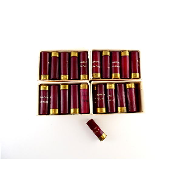 RELOADED ASSORTED 12 GAUGE 2 3/4" SHOT SHELL AMMO LOT