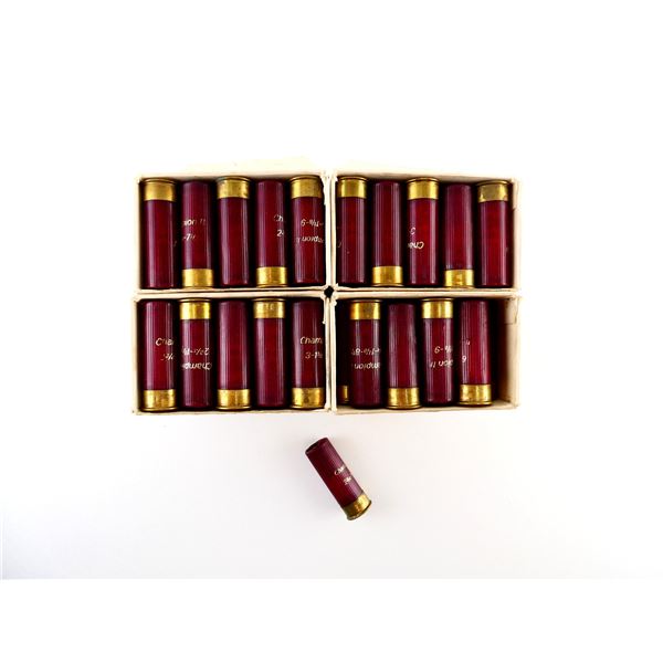 RELOADED ASSORTED 12 GAUGE 2 3/4" SHOT SHELL AMMO LOT