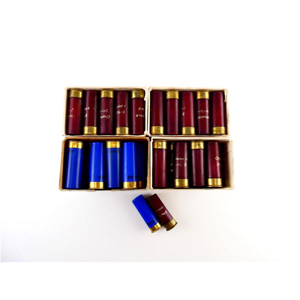 RELOADED ASSORTED 12 GAUGE 2 3/4" SHOT SHELL AMMO LOT