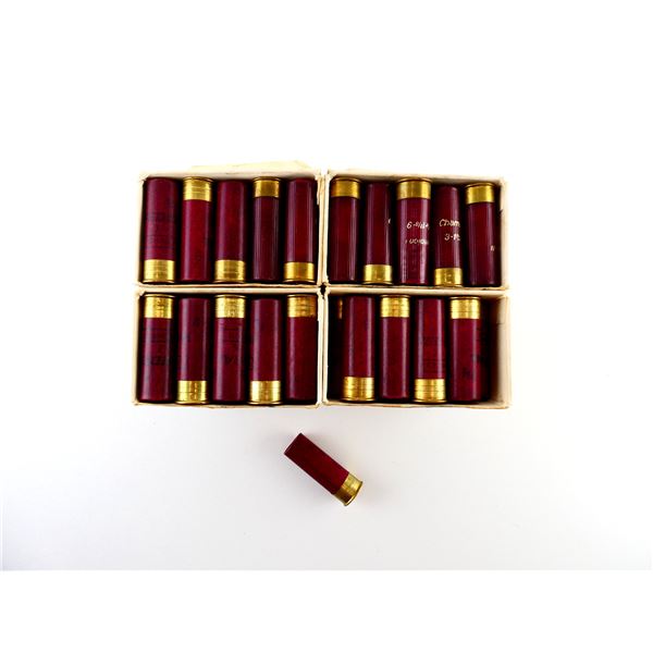 RELOADED ASSORTED 12 GAUGE 2 3/4" SHOT SHELL AMMO LOT