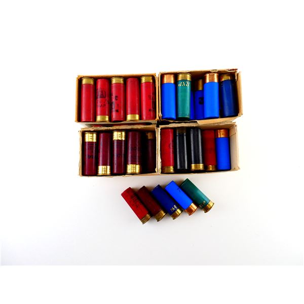 RELOADED ASSORTED 12 GAUGE 2 3/4" SHOT SHELL AMMO LOT