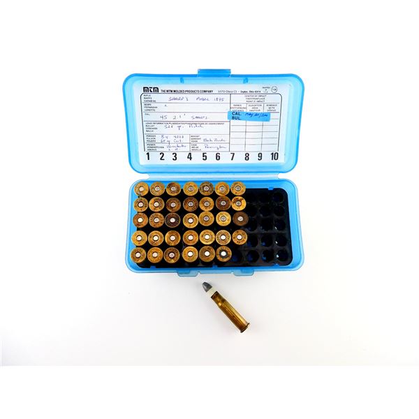 RELOADED ASSORTED .45 2.1" SHARPS AMMO LOT