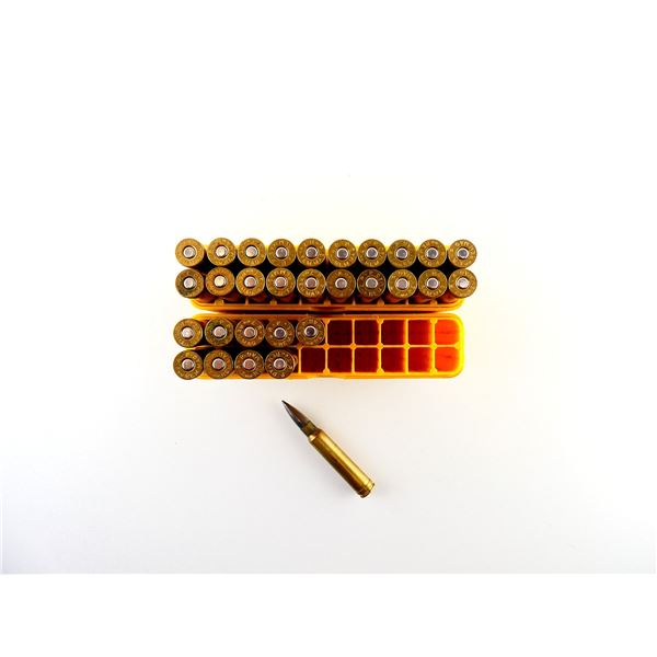 RELOADED .338 WIN MAG AMMO MADE FROM 7MM REM MAG BRASS CASES LOT