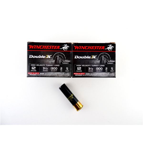 WINCHESTER DOUBLE X 12 GAUGE 3 1/2" SHOT SHELL AMMO LOT