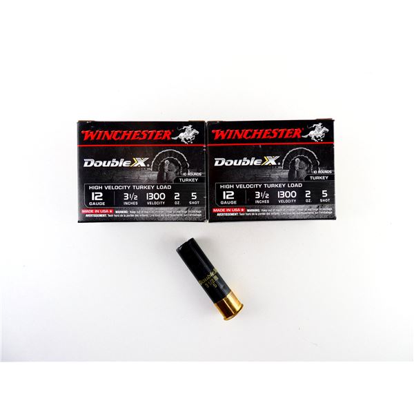 WINCHESTER DOUBLE X 12 GAUGE 3 1/2" SHOT SHELL AMMO LOT