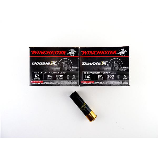 WINCHESTER DOUBLE X 12 GAUGE 3 1/2" SHOT SHELL AMMO LOT