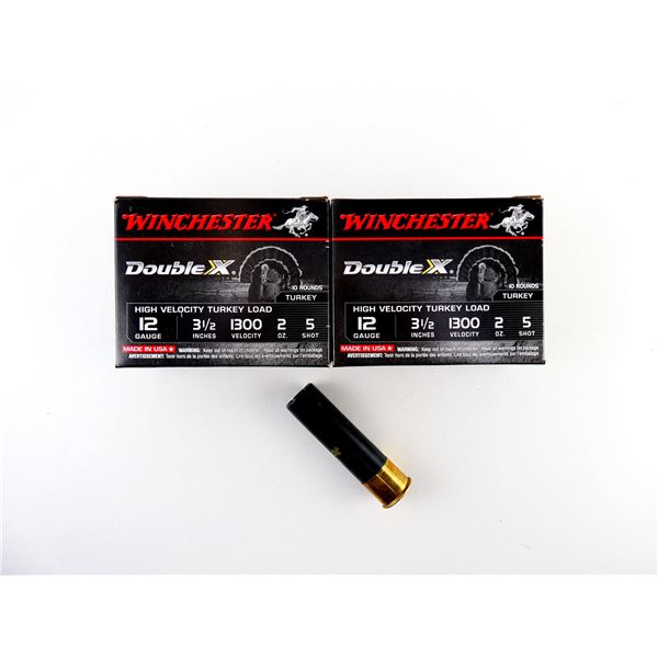 WINCHESTER DOUBLE X 12 GAUGE 3 1/2" SHOT SHELL AMMO LOT