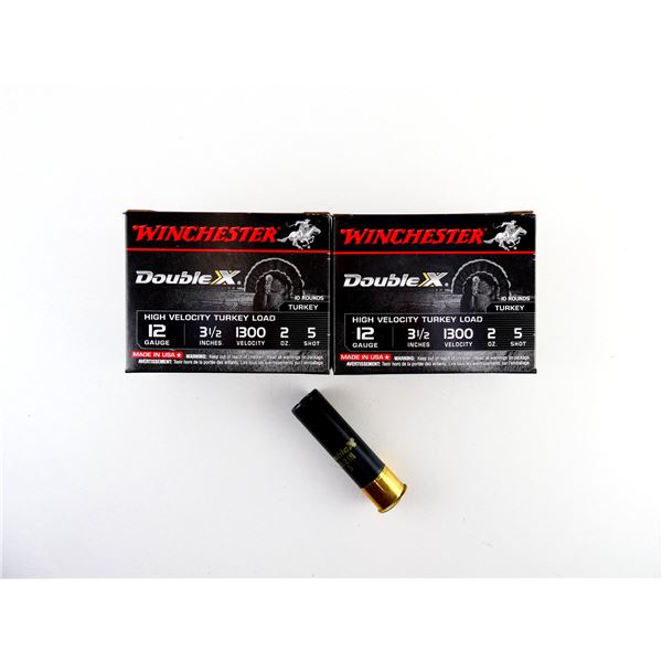 WINCHESTER DOUBLE X 12 GAUGE 3 1/2" SHOT SHELL AMMO LOT