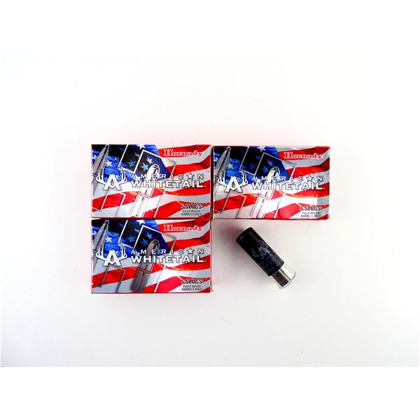 HORNADY AMERICAN WHITETAIL 12 GAUGE 2 3/4" SHOT SHELL AMMO LOT