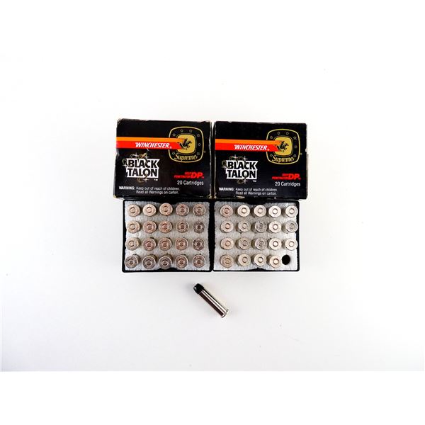 WINCHESTER BLACK TALON DP .357 MAG AMMO LOT