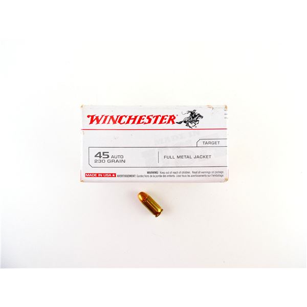 WINCHESTER .45 AUTO AMMO LOT