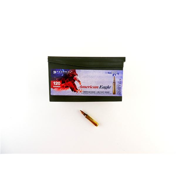 FEDERAL AMERICAN EAGLE 5.56X45MM AMMO LOT