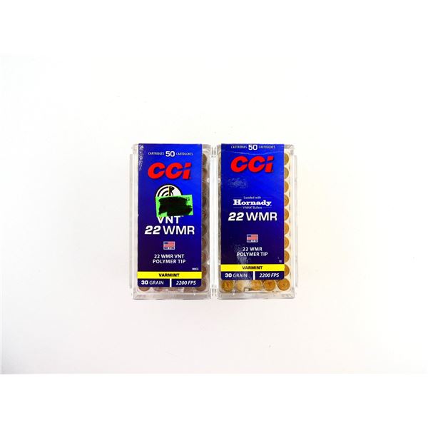 ASSORTED CCI .22 WMR AMMO LOT