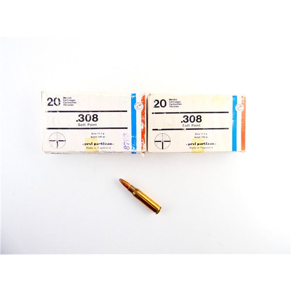 PRVI PARTIZAN .308 WIN AMMO LOT