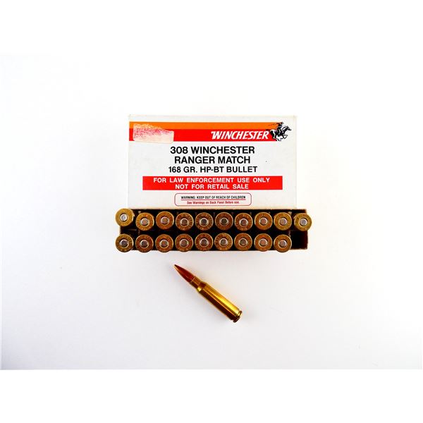 WINCHESTER .308 WIN RANGER MATCH AMMO LOT