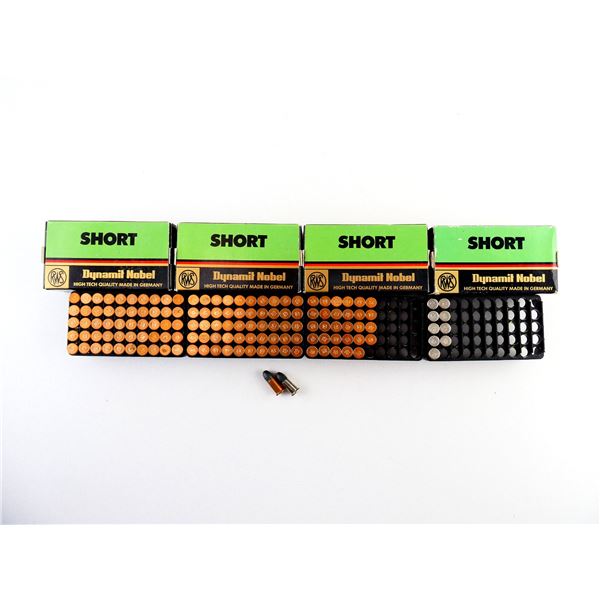 RWS DYNAMIT NOBEL .22 SHORT AMMO LOT