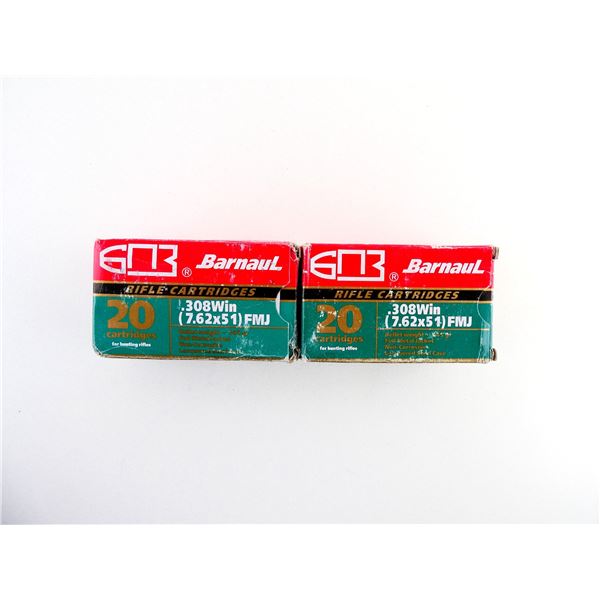 BARNAUL .308 WIN (7.62X51MM) AMMO LOT