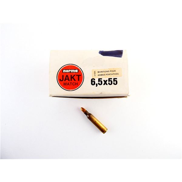 NORMA JAKT MATCH 6.5X55MM AMMO LOT