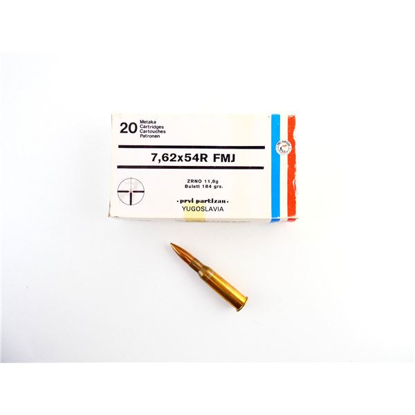 PRVI PARTIZAN 7.62X54R AMMO LOT