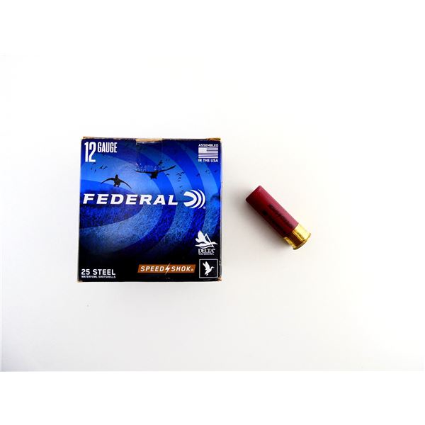 FEDERAL SPEED SHOK 12 GAUGE 3" SHOT SHELL AMMO LOT
