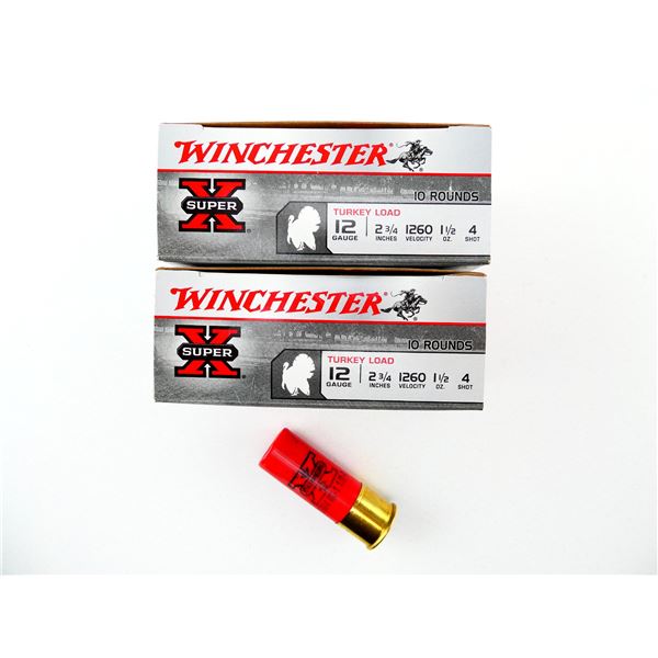 WINCHESTER 12 GAUGE 2 3/4' SHOT SHELL AMMO LOT