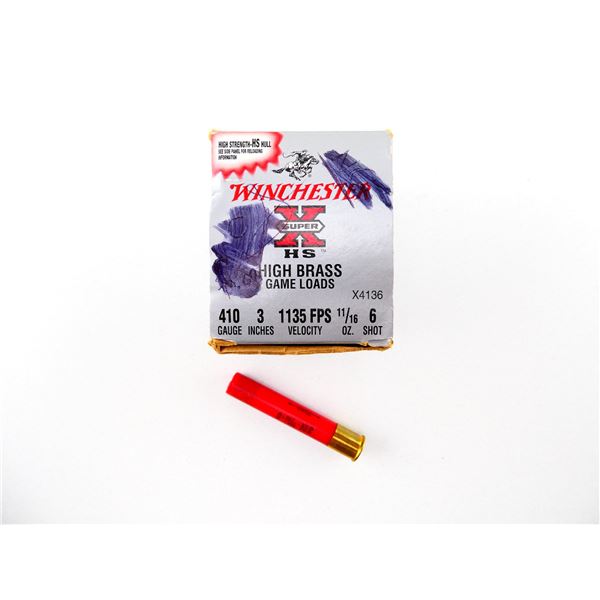 WINCHESTER .410 GAUGE 3" SHOT SHELL AMMO LOT