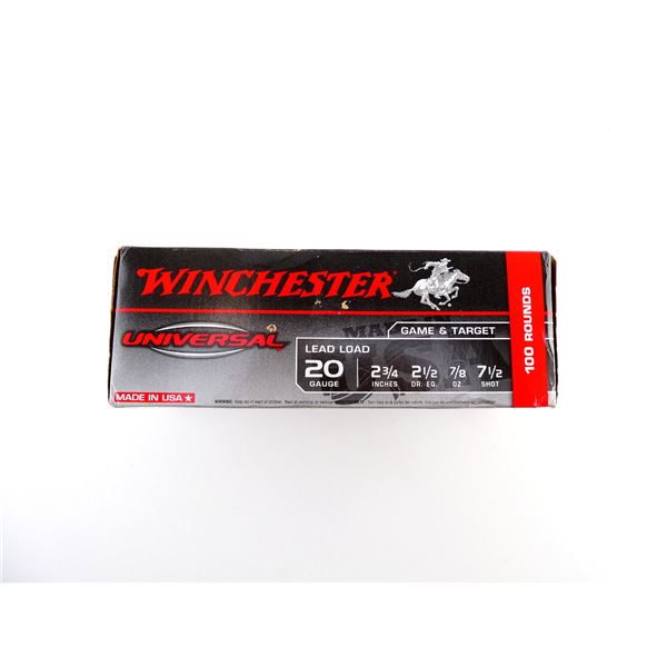 WINCHESTER 20 GAUGE 2 3/4' SHOT SHELL AMMO LOT