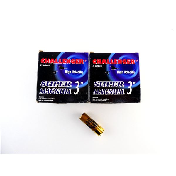 CHALLENGER SUPER MAGNUM 12 GAUGE 3" SHOT SHELL AMMO LOT