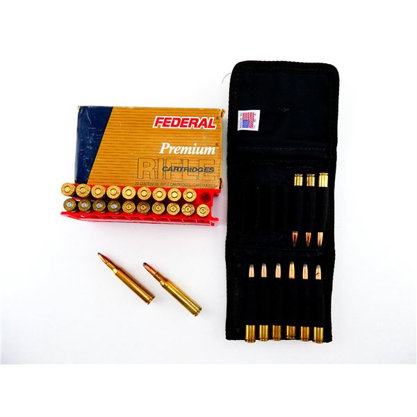 ASSORTED .270 WIN AMMO AND NON-PRIMED BRASS CASES LOT