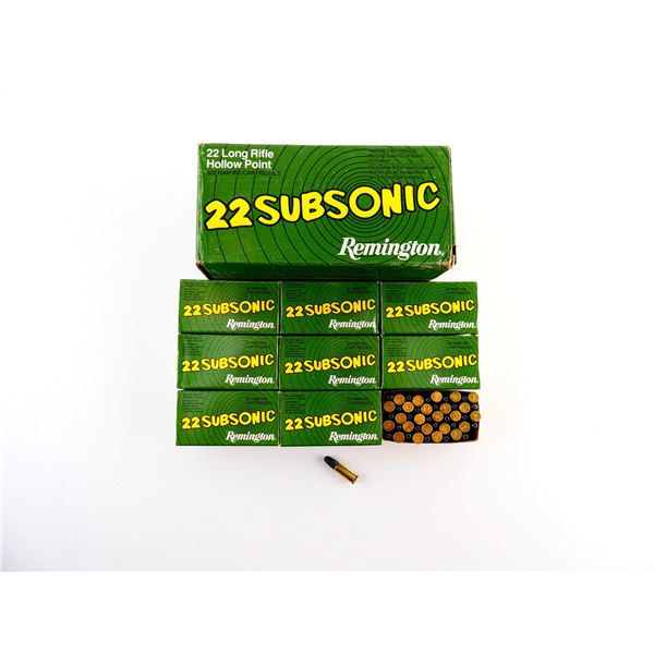 REMINGTON SUBSONIC .22 LR AMMO LOT