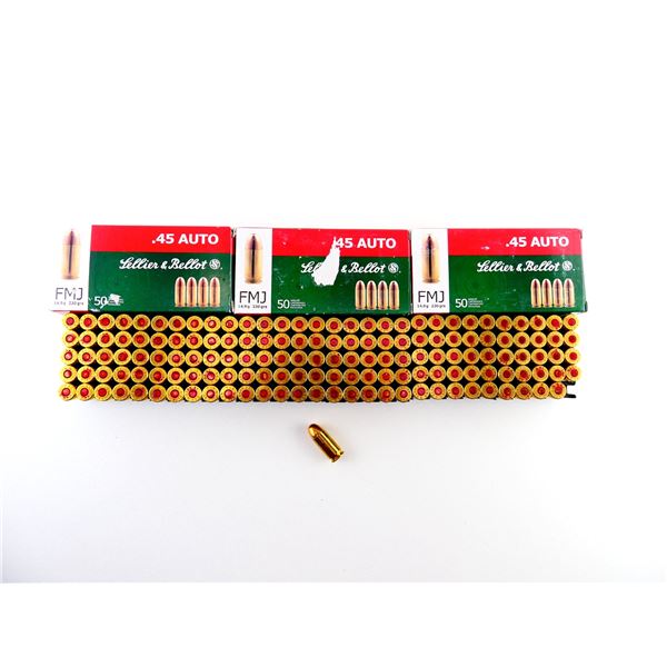 SELLIER & BELLOT .45 AUTO AMMO LOT
