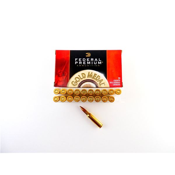 FEDERAL PREMIUM GOLD MEDAL MATCH .308 WIN AMMO LOT