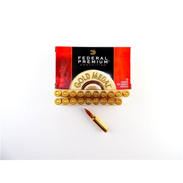 FEDERAL PREMIUM GOLD MEDAL MATCH .308 WIN AMMO LOT