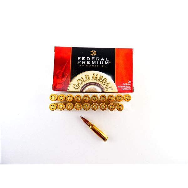 FEDERAL PREMIUM GOLD MEDAL MATCH .308 WIN AMMO LOT