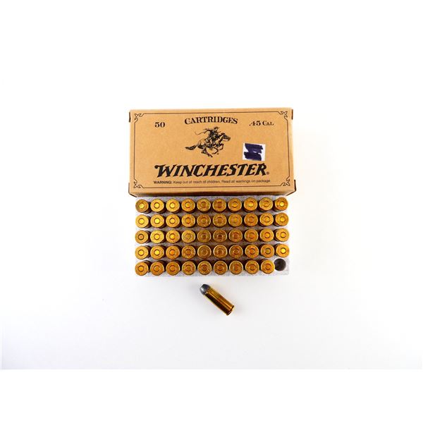 WINCHESTER .45 COLT COWBOY ACTION LOADS AMMO LOT