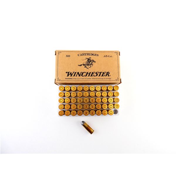 WINCHESTER .45 COLT COWBOY ACTION LOADS AMMO LOT