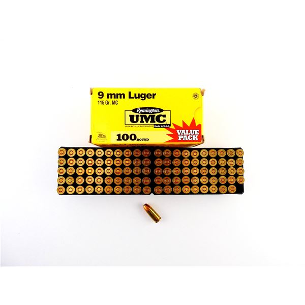 REMINGTON UMC 9MM LUGER AMMO LOT