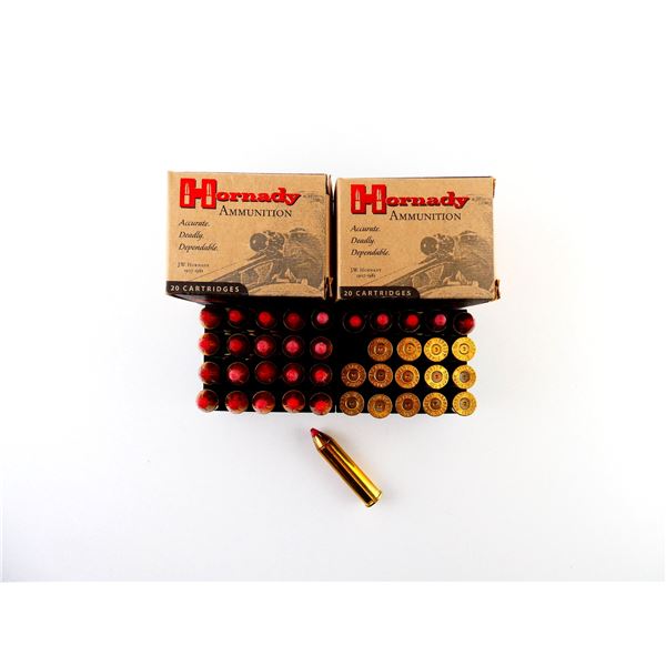 HORNADY .460 S&W MAG AMMO AND NON-PRIMED BRASS CASES LOT