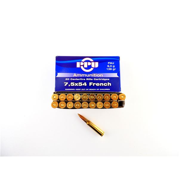 PPU 7.5X54MM FRENCH AMMO LOT