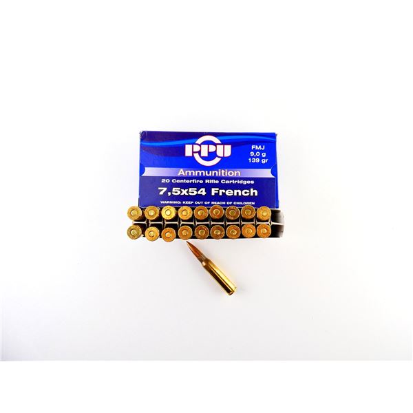 PPU 7.5X54MM FRENCH AMMO LOT