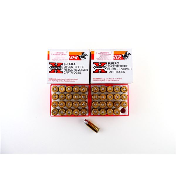 WINCHESTER .44 S&W SPL AMMO LOT