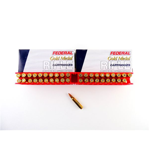 FEDERAL GOLD MEDAL .223 REM MATCH AMMO LOT