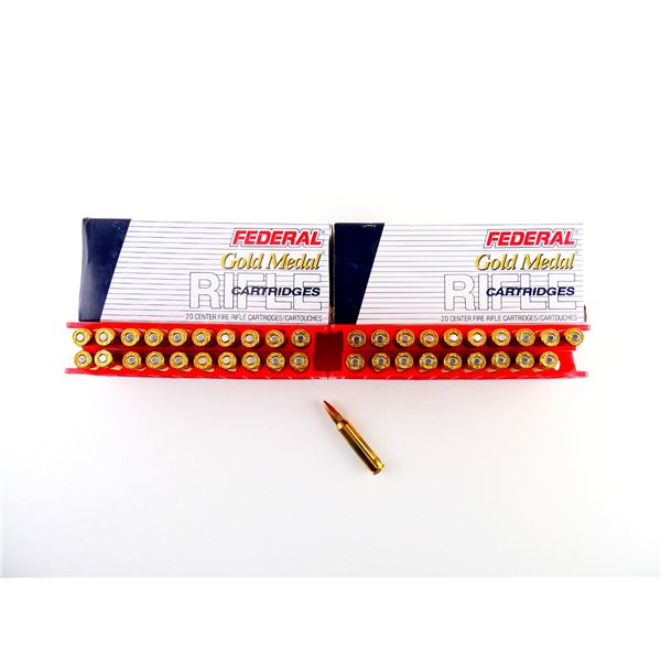 FEDERAL GOLD MEDAL .223 REM MATCH AMMO LOT