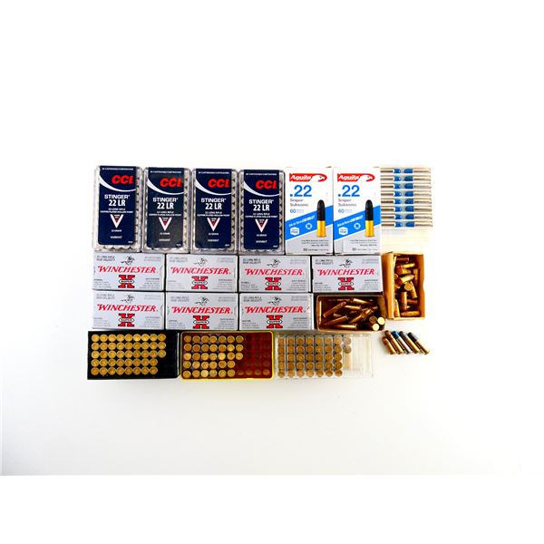 ASSORTED .22 SHORT / .22 LR AMMO LOT