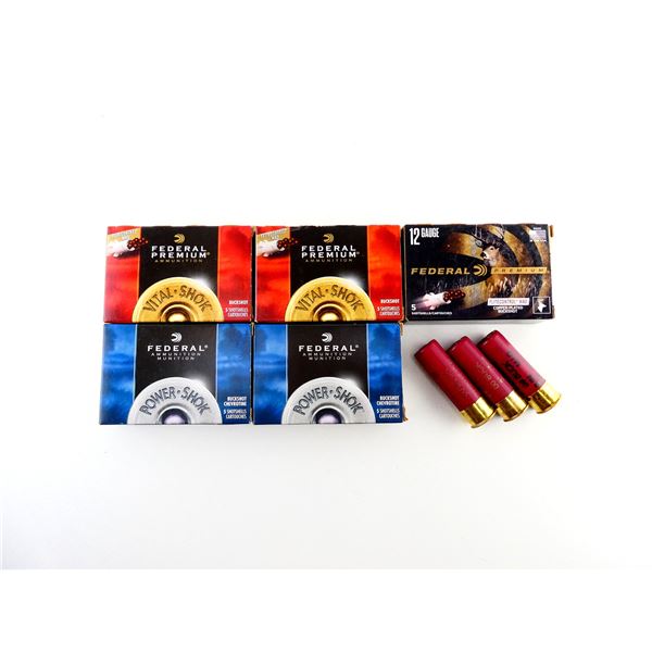 ASSORTED FEDERAL 12 GAUGE 3" SHOT SHELL AMMO LOT