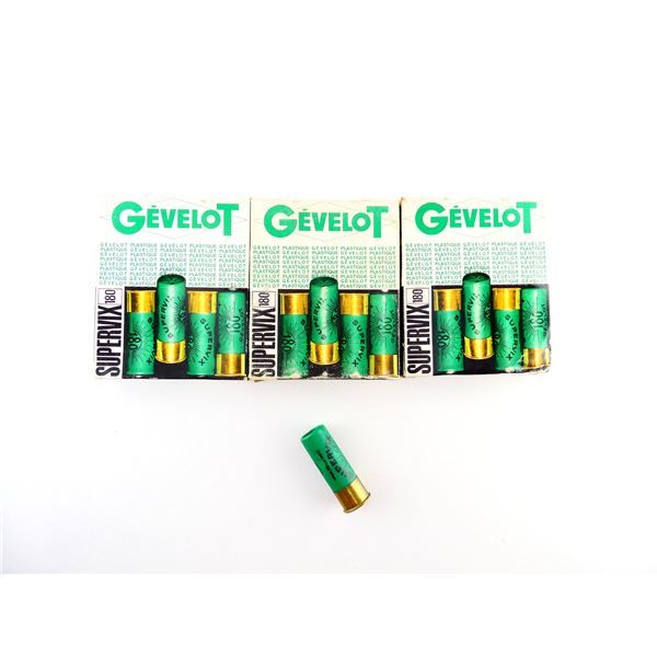 GEVELOT 12 GAUGE 2 3/4" SHOT SHELL AMMO LOT
